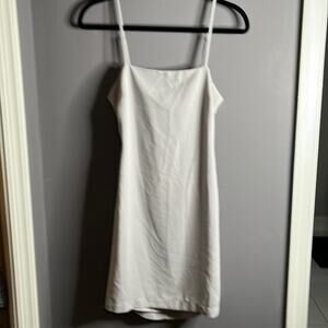 Lulu’s Gray Strappy Mini Lowback Dress Size Medium